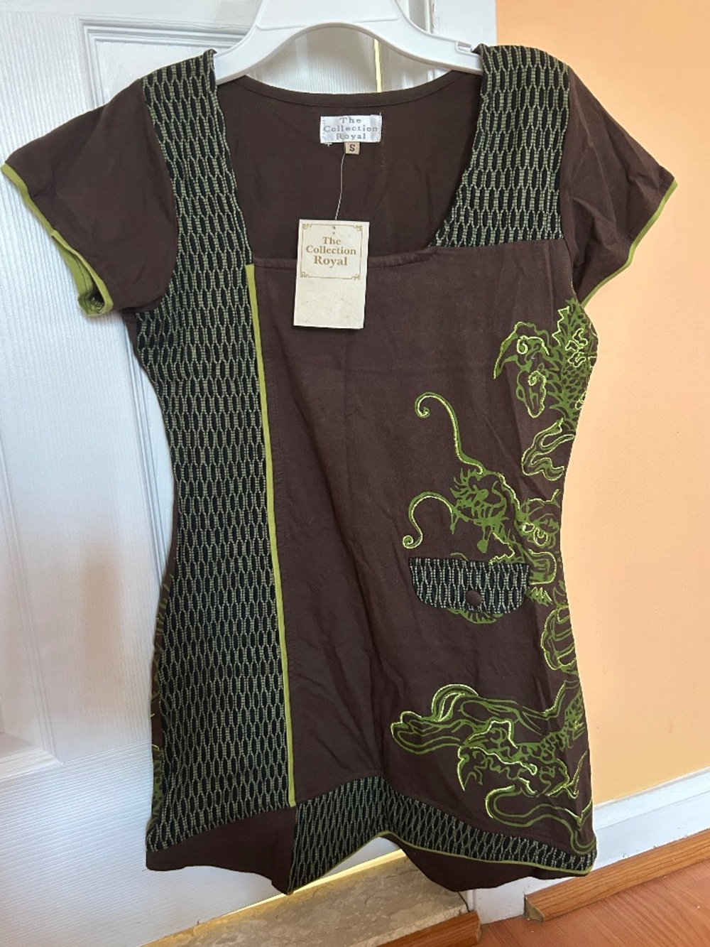 New The collection royal top handmade cotton S